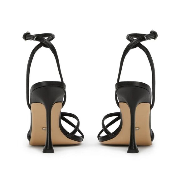 Tony Bianco Laguna Sandals in Black Leather 9 With Box Womens High Heels - Picture 2 of 13